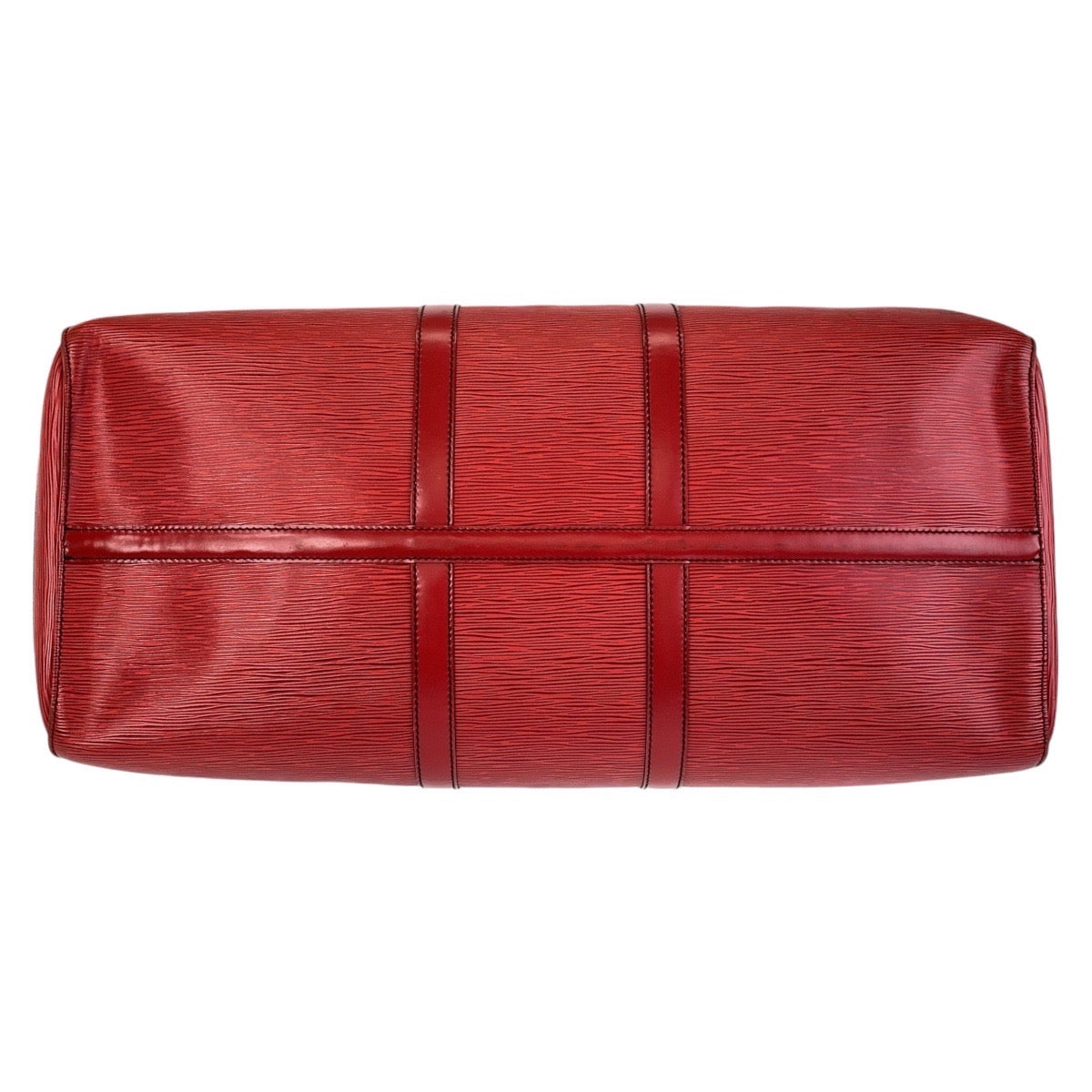 13745
LOUIS VUITTON ルイヴィトン エピ キーポル55 カスティリアンレッド ゴールド金具 レザー M42957 ボストンバッグ 男女兼用  レディース