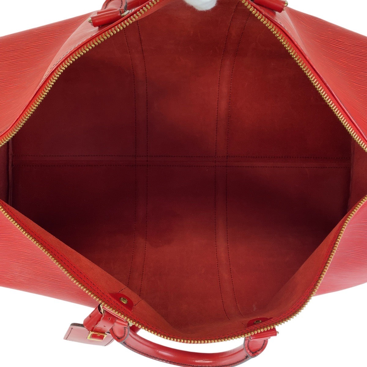 13745
LOUIS VUITTON ルイヴィトン エピ キーポル55 カスティリアンレッド ゴールド金具 レザー M42957 ボストンバッグ 男女兼用  レディース