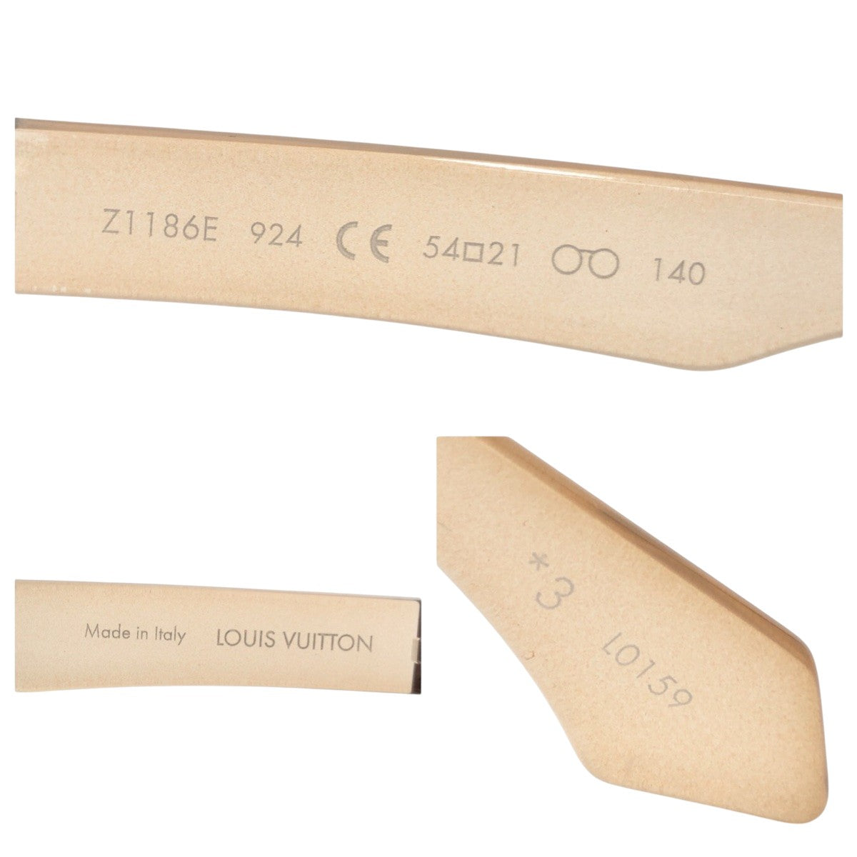13676
LOUIS VUITTON ルイヴィトン レインボースクエア ブラウン ブラック プラスチック 1186E 924 5421 140 サングラス スクエア  メンズ