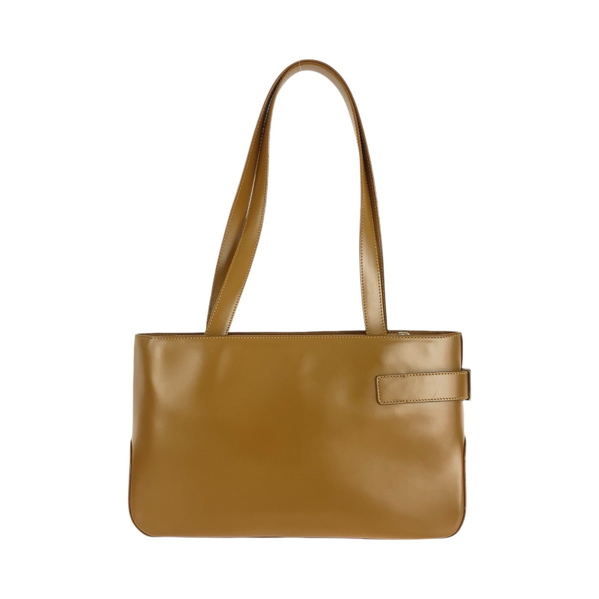 13688
Salvatore Ferragamo サルヴァトーレフェラガモ ヴィンテージ ガンチーニ ライトブラウン キャメル シルバー金具 レザー トートバッグ ショルダーバッグ  レディース
