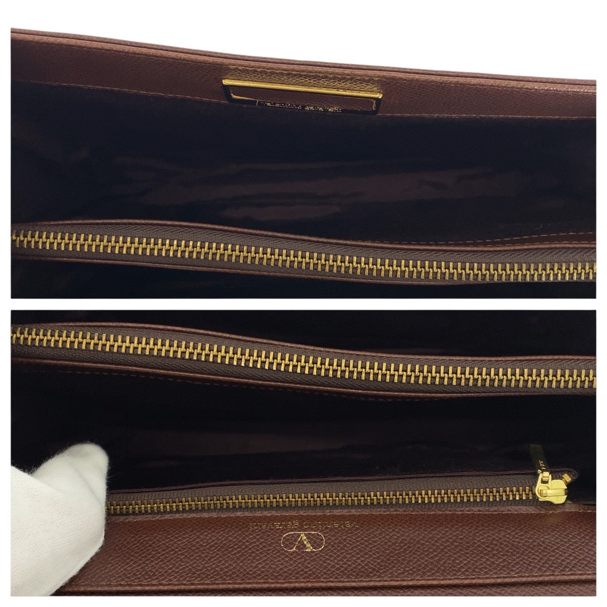 13692
Valentino Garavani ヴァレンティノ ガラヴァーニ ヴィンテージ ケリー型 タッセル ブラウン ゴールド金具 レザー ハンドバッグ  レディース A39
