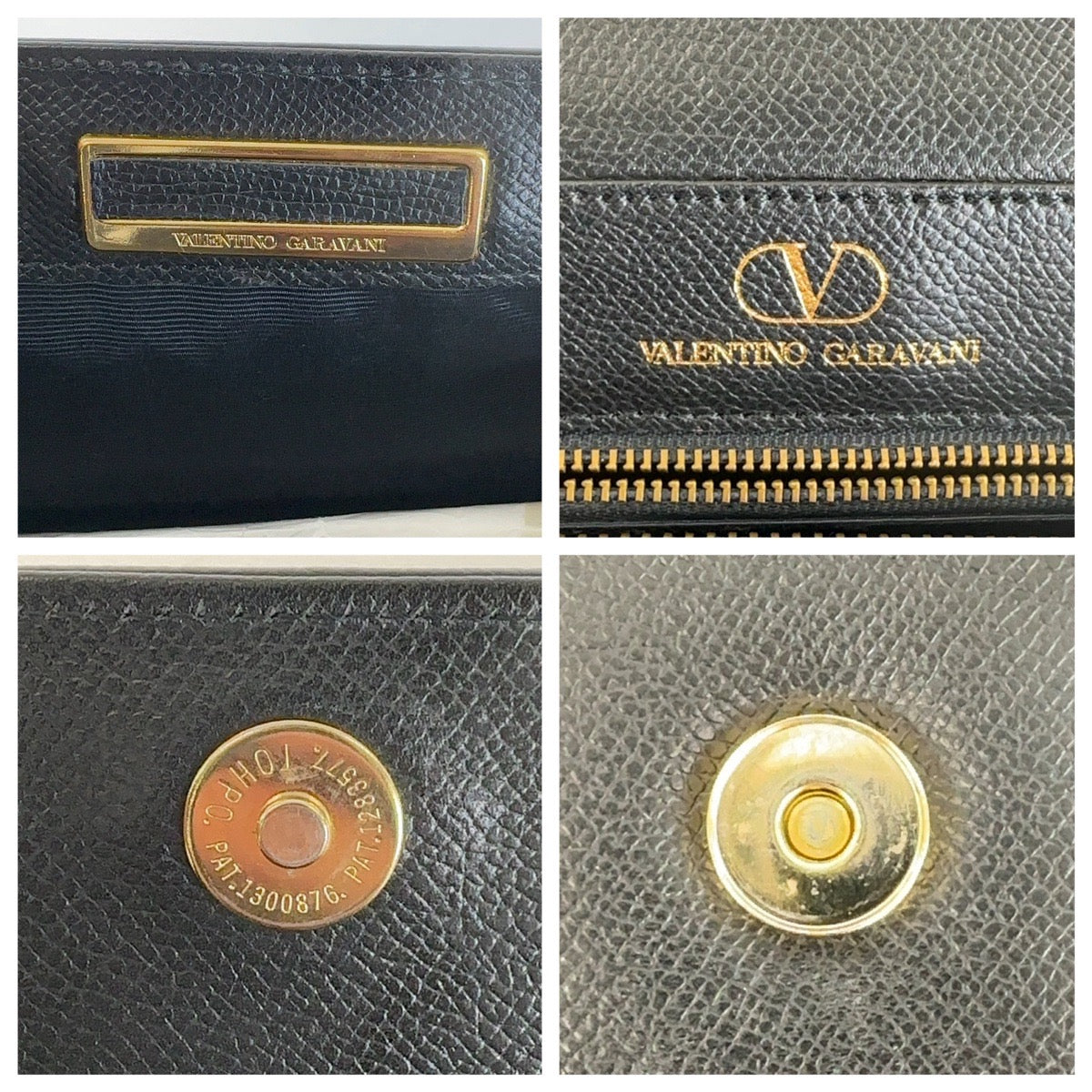 13695
Valentino Garavani ヴァレンティノ ガラヴァーニ ヴィンテージ ケリー型 タッセル ブラック 黒 ゴールド金具 レザー ハンドバッグ  レディース A38