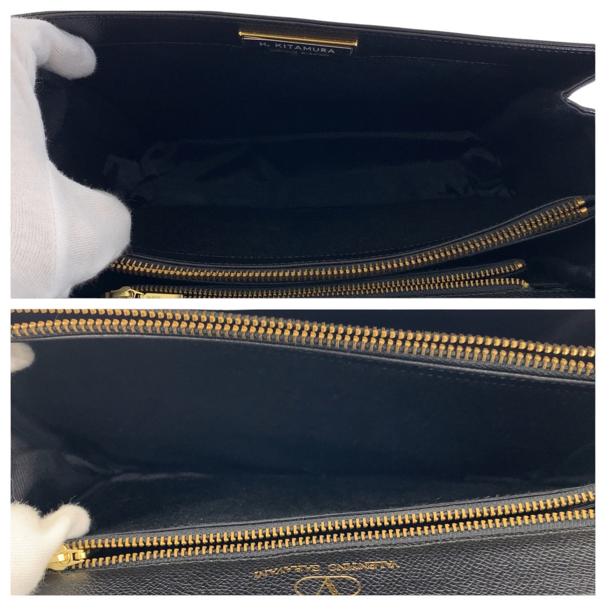 13695
Valentino Garavani ヴァレンティノ ガラヴァーニ ヴィンテージ ケリー型 タッセル ブラック 黒 ゴールド金具 レザー ハンドバッグ  レディース A38