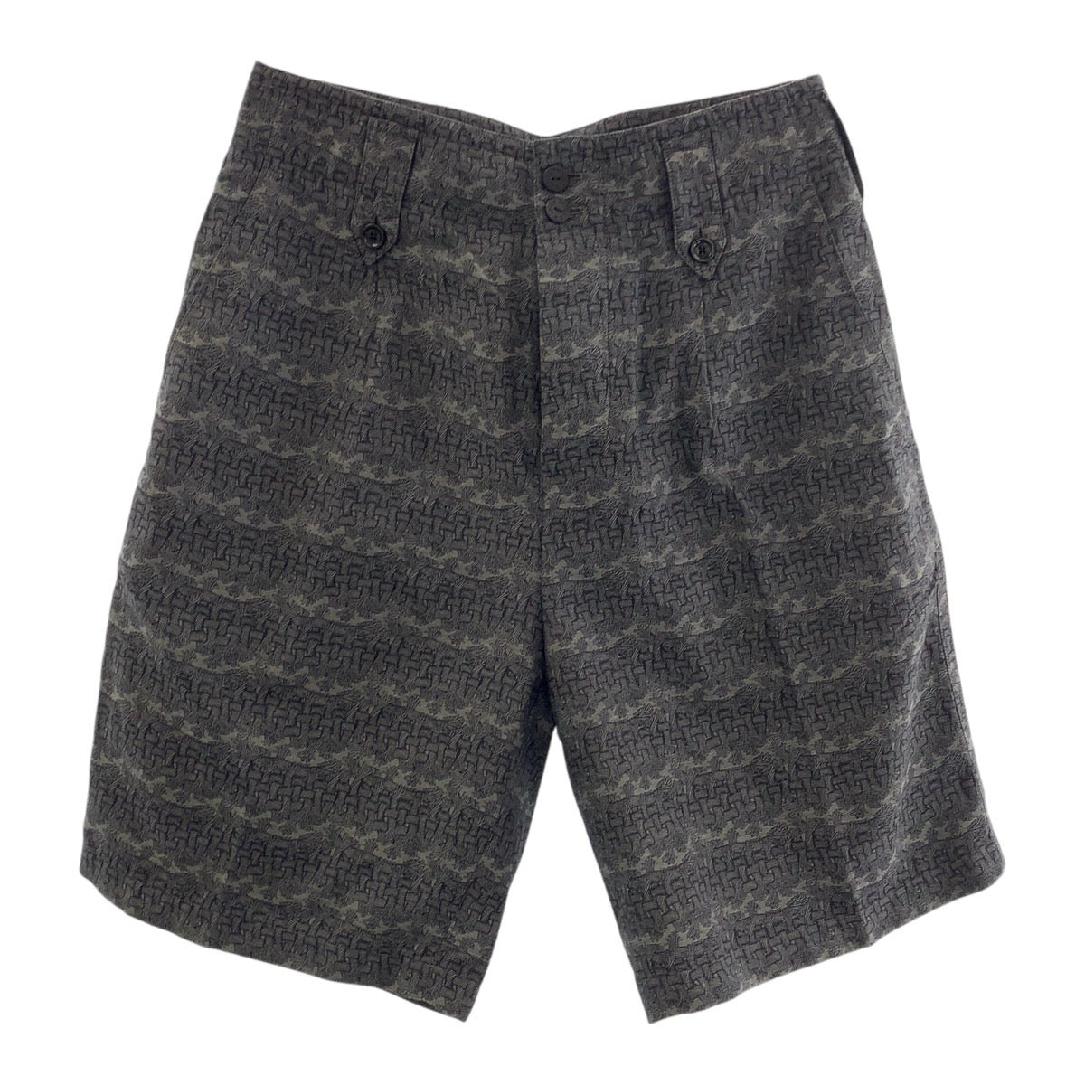 13697
LOUIS VUITTON ルイヴィトン クリストファー ネメス ブラック グレー コットン CA36929 ショートパンツ ハーフパンツ メンズ A32