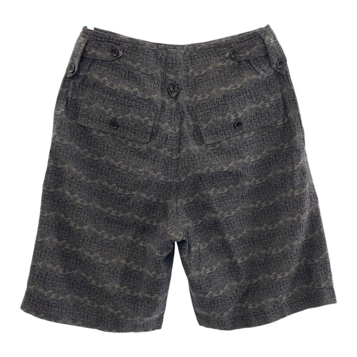 13697
LOUIS VUITTON ルイヴィトン クリストファー ネメス ブラック グレー コットン CA36929 ショートパンツ ハーフパンツ メンズ A32