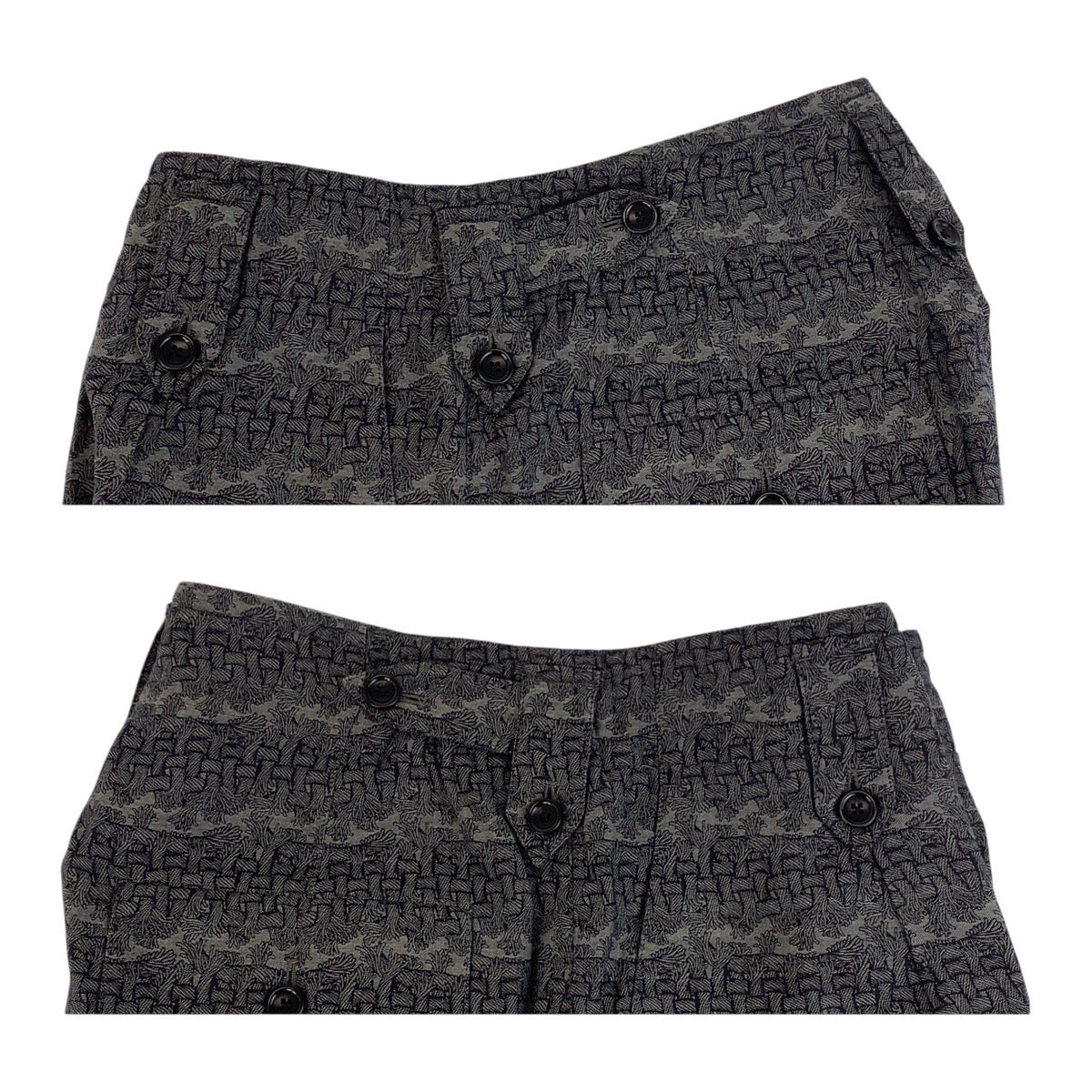 13697
LOUIS VUITTON ルイヴィトン クリストファー ネメス ブラック グレー コットン CA36929 ショートパンツ ハーフパンツ メンズ A32