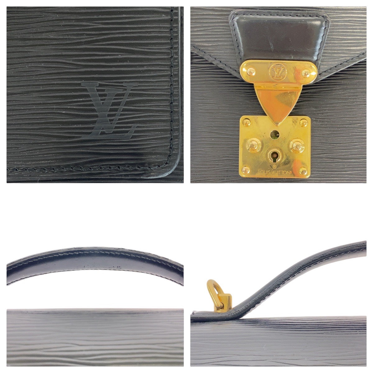 13700
LOUIS VUITTON ルイヴィトン エピ モンソー ブラック 黒 ゴールド金具 レザー M52122 ハンドバッグ ショルダーバッグ 2way 男女兼用  レディース