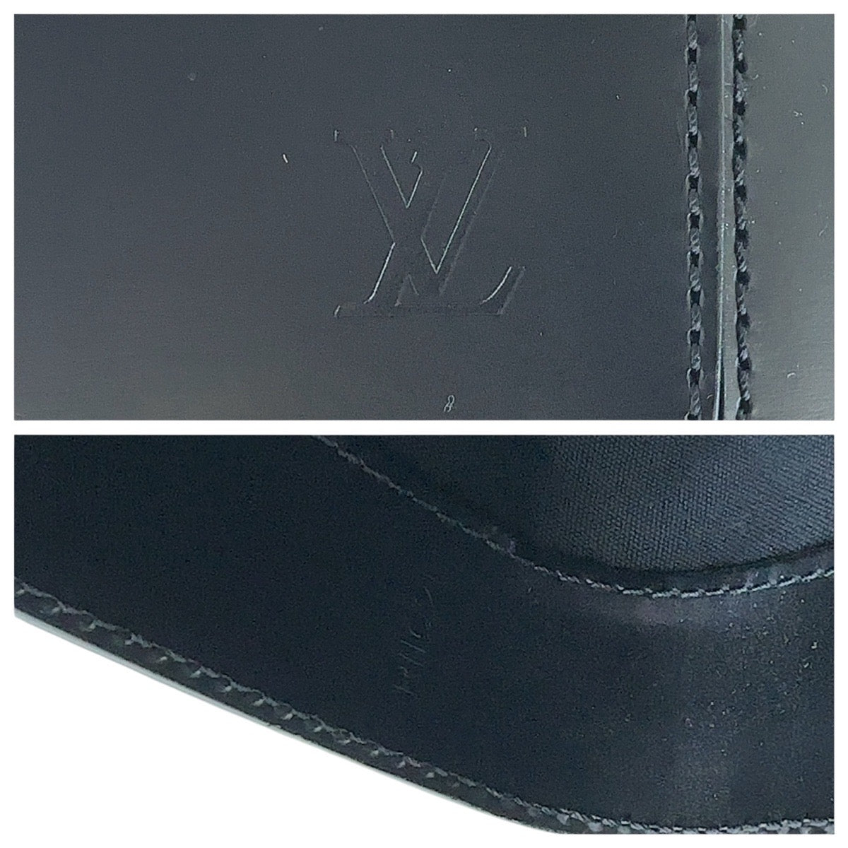 13701
LOUIS VUITTON ルイヴィトン リエージュ ユサック ブラック 黒 ゴールド金具 レザー M92224 ショルダーバッグ メッセンジャーバッグ  メンズ