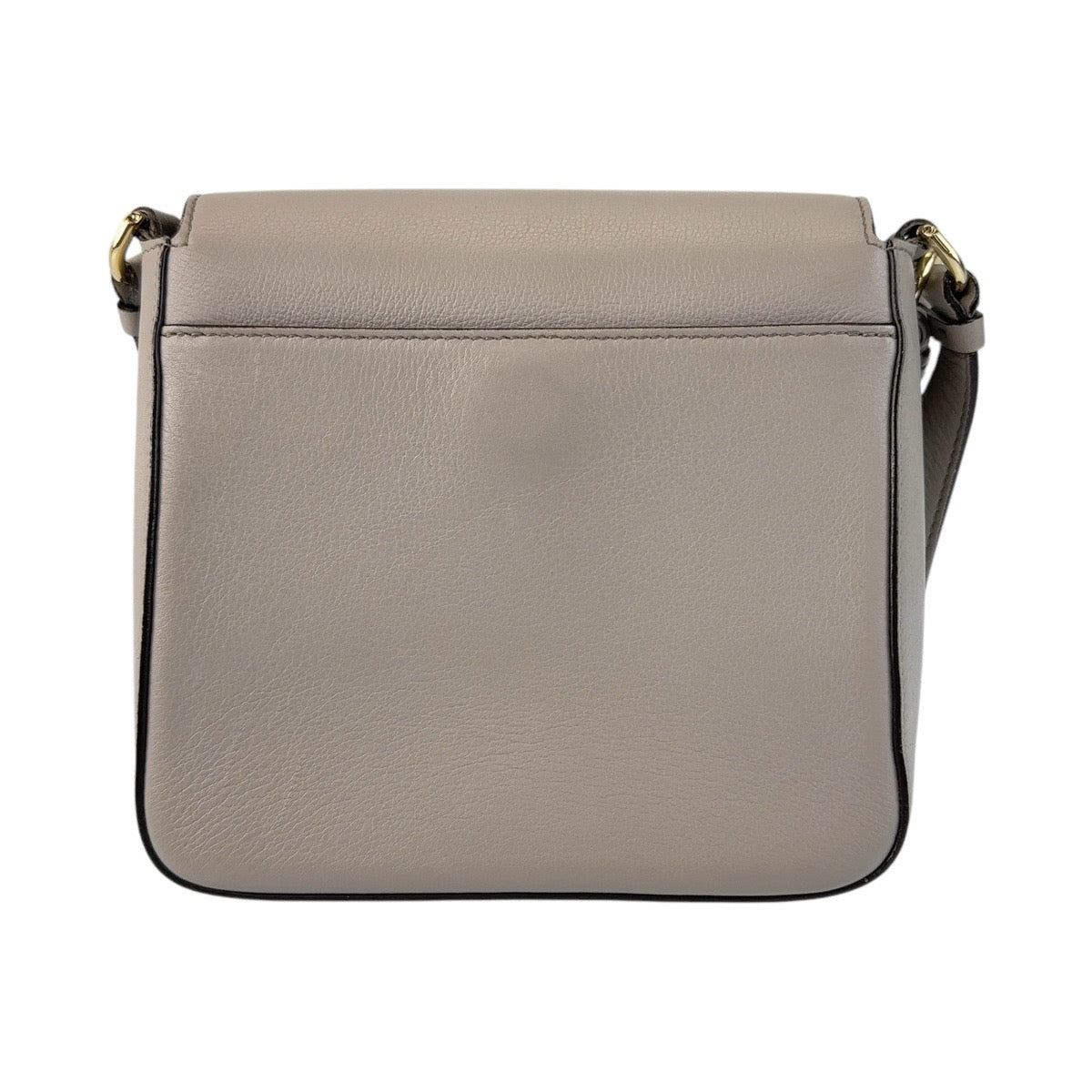13702
Salvatore Ferragamo サルヴァトーレフェラガモ ガンチーニ グレー ゴールド金具 レザー 斜め掛け ショルダーバッグ ポシェット  レディース A38