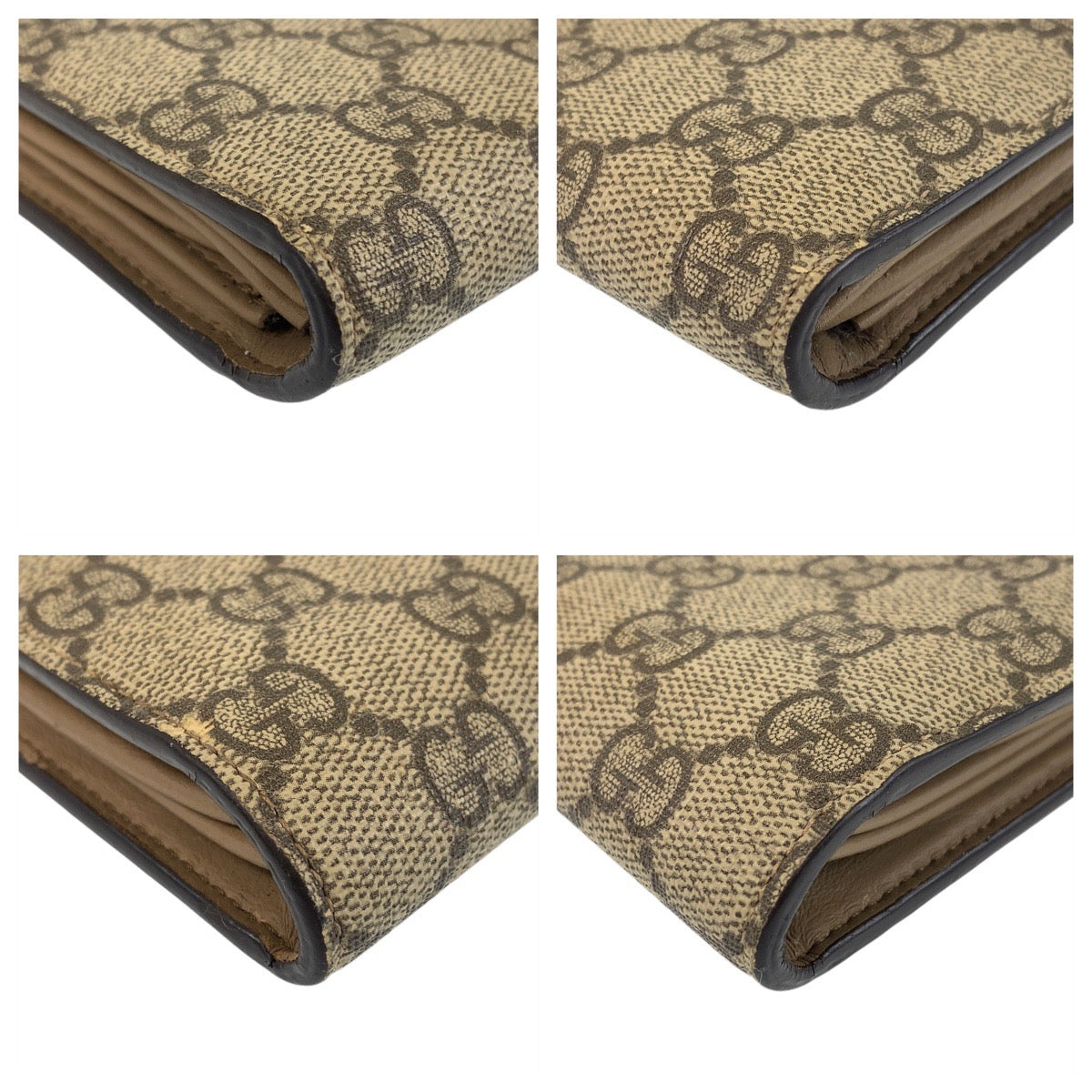 GUCCI グッチ ディオニュソス ベージュ シルバー金具 GGスプリームキャンバス 401231 斜め掛け ショルダーバッグ チェーンウォレット  レディース