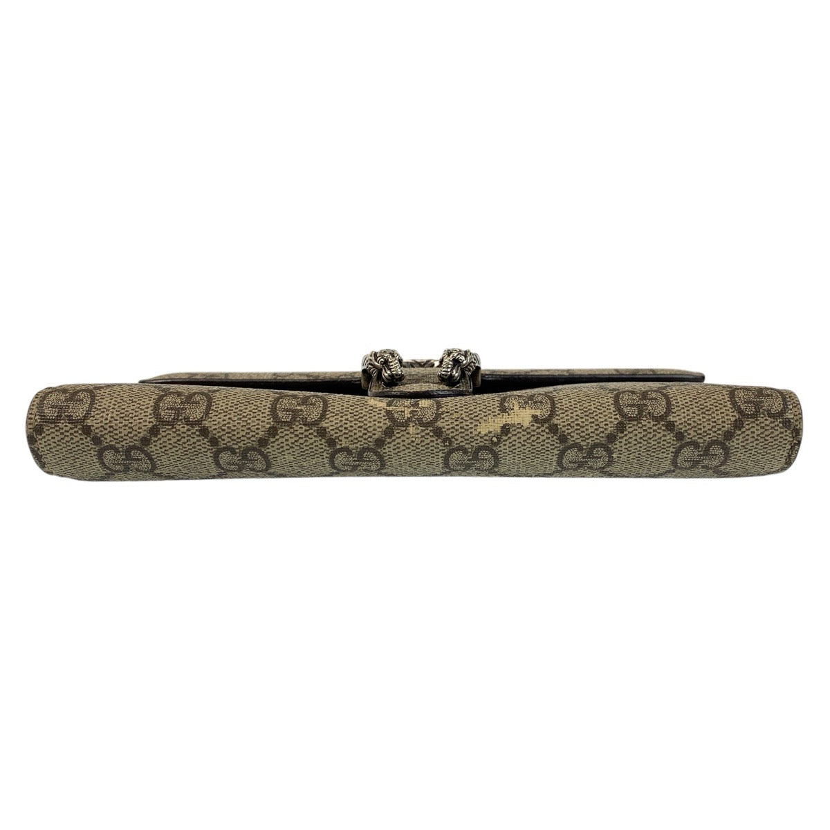 GUCCI グッチ ディオニュソス ベージュ シルバー金具 GGスプリームキャンバス 401231 斜め掛け ショルダーバッグ チェーンウォレット  レディース