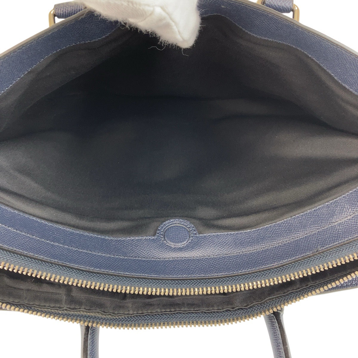 13705
COACH コーチ ネイビー シルバー金具 レザー ビジネスバッグ ブリーフケース  メンズ