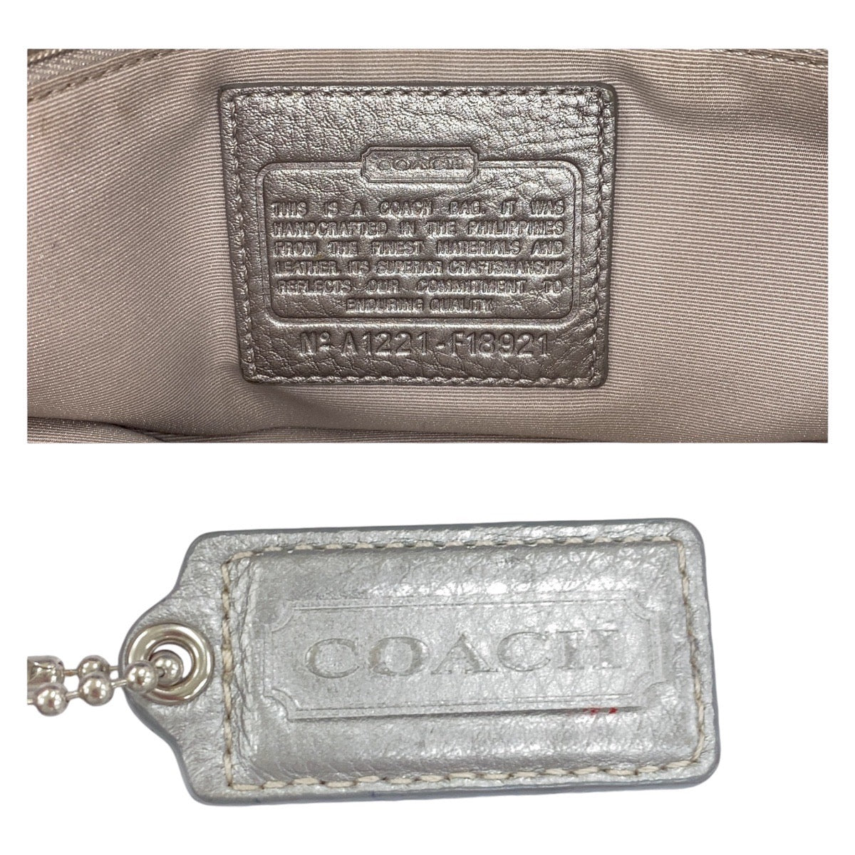 13706
COACH コーチ シグネチャー 水色 シルバー シルバー金具 PVC トートバッグ ショルダーバッグ レディース AB5