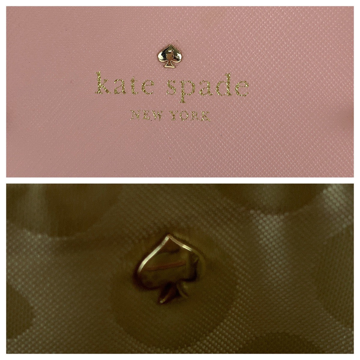 13711
Kate Spade ケイトスペード ピンク ゴールド金具 レザー ショルダーバッグ ハンドバッグ 2way  レディース A18200