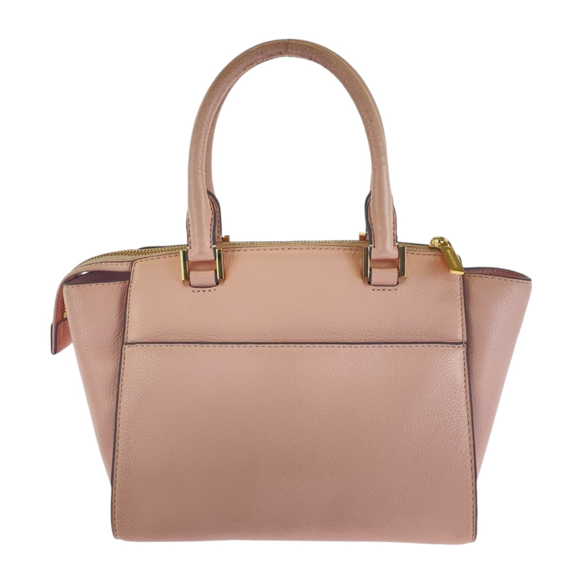13712
Michael Kors マイケルコース ピンク ゴールド金具 レザー ハンドバッグ ショルダーバッグ 2WAY  レディース