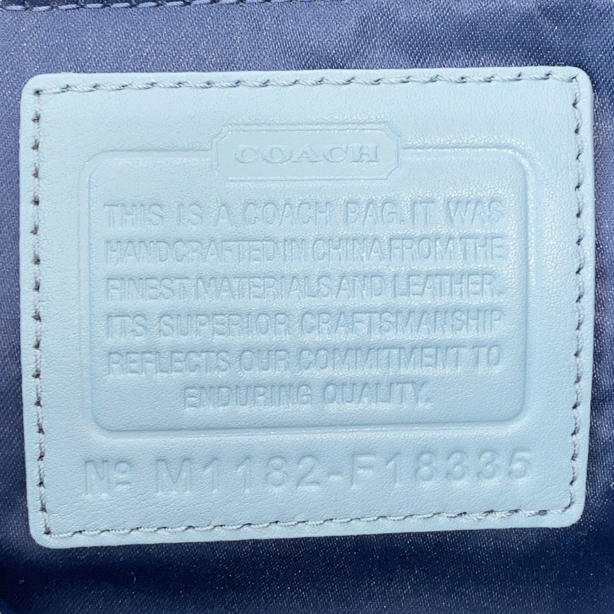 13718
COACH コーチ シグネチャー ブルー スカイブルー シルバー金具 キャンバス / レザー ショルダーバッグ  レディース