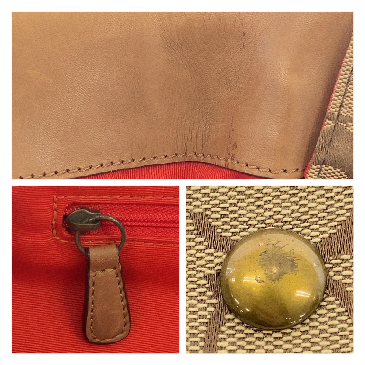 13719
COACH コーチ シグネチャー ベージュ ゴールド ゴールド金具 キャンバス トートバッグ ショルダーバッグ  レディース ABP5