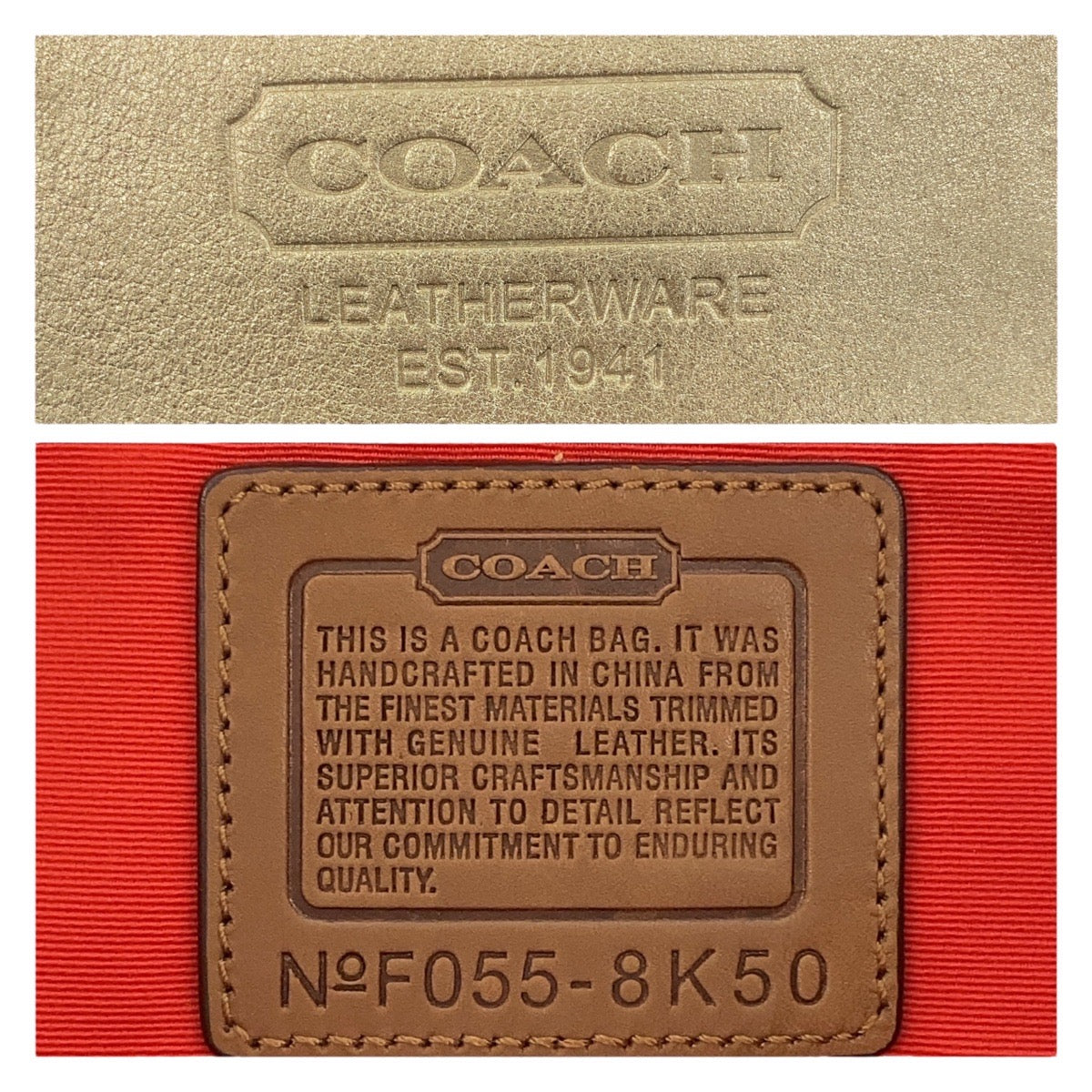 13719
COACH コーチ シグネチャー ベージュ ゴールド ゴールド金具 キャンバス トートバッグ ショルダーバッグ  レディース ABP5
