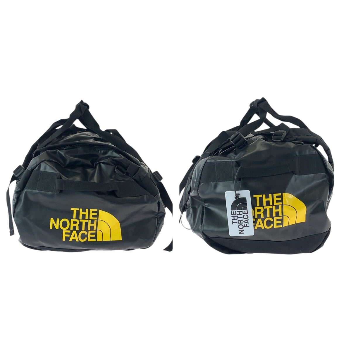 13726
THE NORTH FACE ザ ノースフェイス ベースキャンプダッフル ブラック 黒 イエロー シルバー金具 ナイロン ボストンバッグ ショルダーバッグ  メンズ