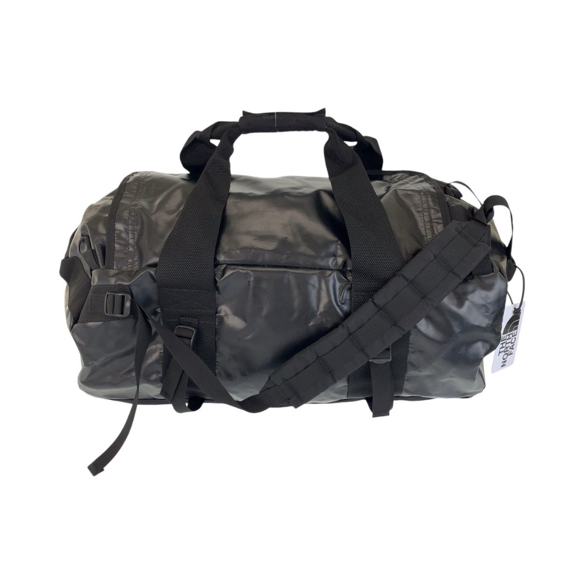 13726
THE NORTH FACE ザ ノースフェイス ベースキャンプダッフル ブラック 黒 イエロー シルバー金具 ナイロン ボストンバッグ ショルダーバッグ  メンズ