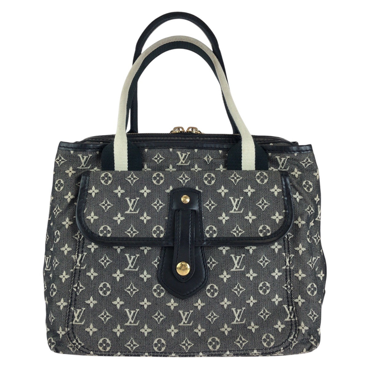13733
LOUIS VUITTON ルイヴィトン モノグラム ミニ サックマリー ケイト ブラック グレー ゴールド金具 キャンバス / レザー M92508 トートバッグ ハンドバッグ  レディース