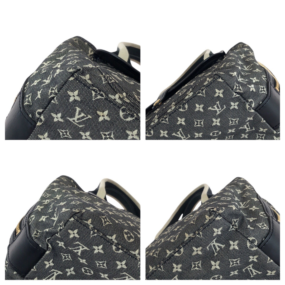 13733
LOUIS VUITTON ルイヴィトン モノグラム ミニ サックマリー ケイト ブラック グレー ゴールド金具 キャンバス / レザー M92508 トートバッグ ハンドバッグ  レディース