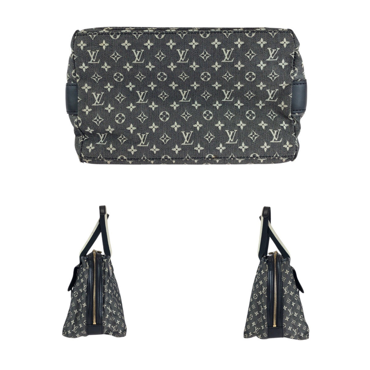 13733
LOUIS VUITTON ルイヴィトン モノグラム ミニ サックマリー ケイト ブラック グレー ゴールド金具 キャンバス / レザー M92508 トートバッグ ハンドバッグ  レディース
