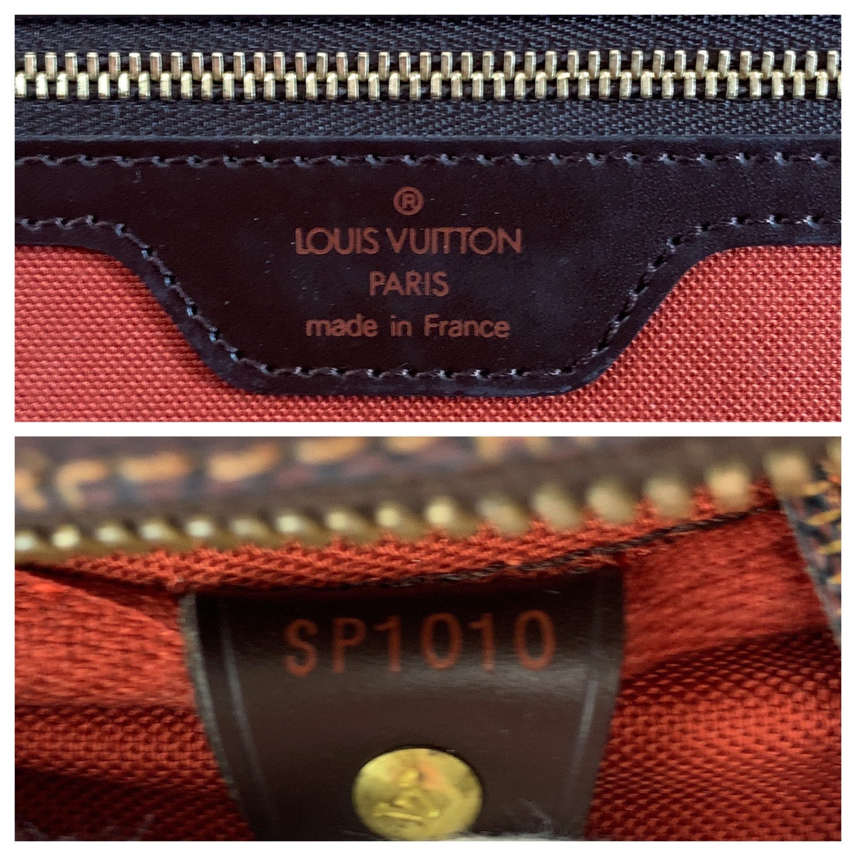 13734
LOUIS VUITTON ルイヴィトン ダミエ エベヌ ノリータ ブラウン ゴールド金具 PVC N41455 ハンドバッグ ボストンバッグ  レディース