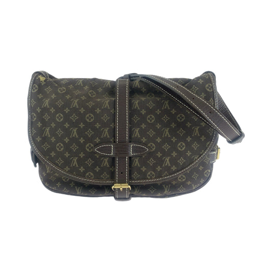 13736
LOUIS VUITTON ルイヴィトン モノグラム ミニラン ソミュール30 ブラウン ゴールド金具 キャンバス M95227 ショルダーバッグ 斜め掛け  レディース