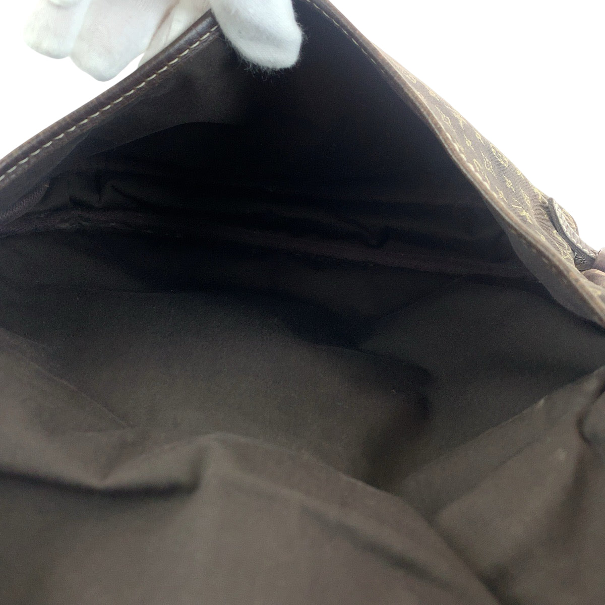 13736
LOUIS VUITTON ルイヴィトン モノグラム ミニラン ソミュール30 ブラウン ゴールド金具 キャンバス M95227 ショルダーバッグ 斜め掛け  レディース