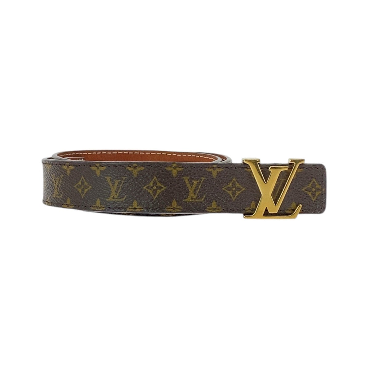 13738
LOUIS VUITTON ルイヴィトン モノグラム サンチュール 75/30 ブラウン　ゴールド金具 PVC CT4134 ベルト   レディース