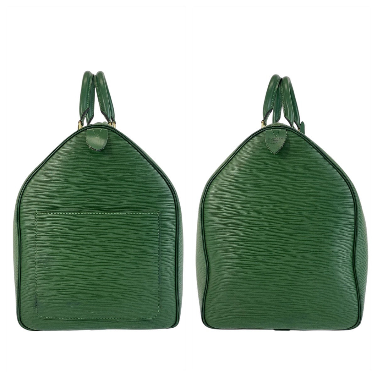 13740
LOUIS VUITTON ルイヴィトン エピ キーポル50 グリーン ゴールド金具 エピレザー M42964 ボストンバッグ ハンドバッグ 男女兼用  レディース