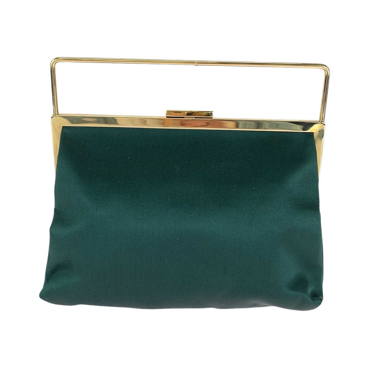 13741
GUCCI グッチ ヴィンテージ グリーン ゴールド金具 サテン 5041603280 ハンドバッグ アクセサリーポーチ バニティバッグ  レディース