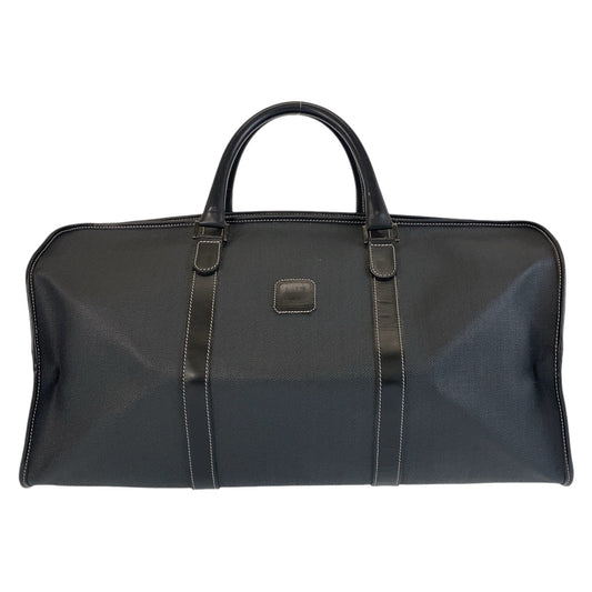 14184
Dunhill ダンヒル ブラック PVC / レザー ボストンバッグ  メンズ