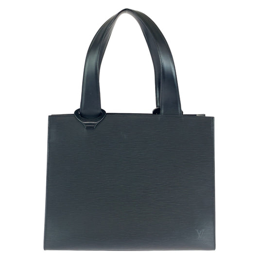 14187
LOUIS VUITTON ルイヴィトン エピ ジェモ ブラック 黒 シルバー金具 レザー M52452 トートバッグ ショルダーバッグ  メンズ
