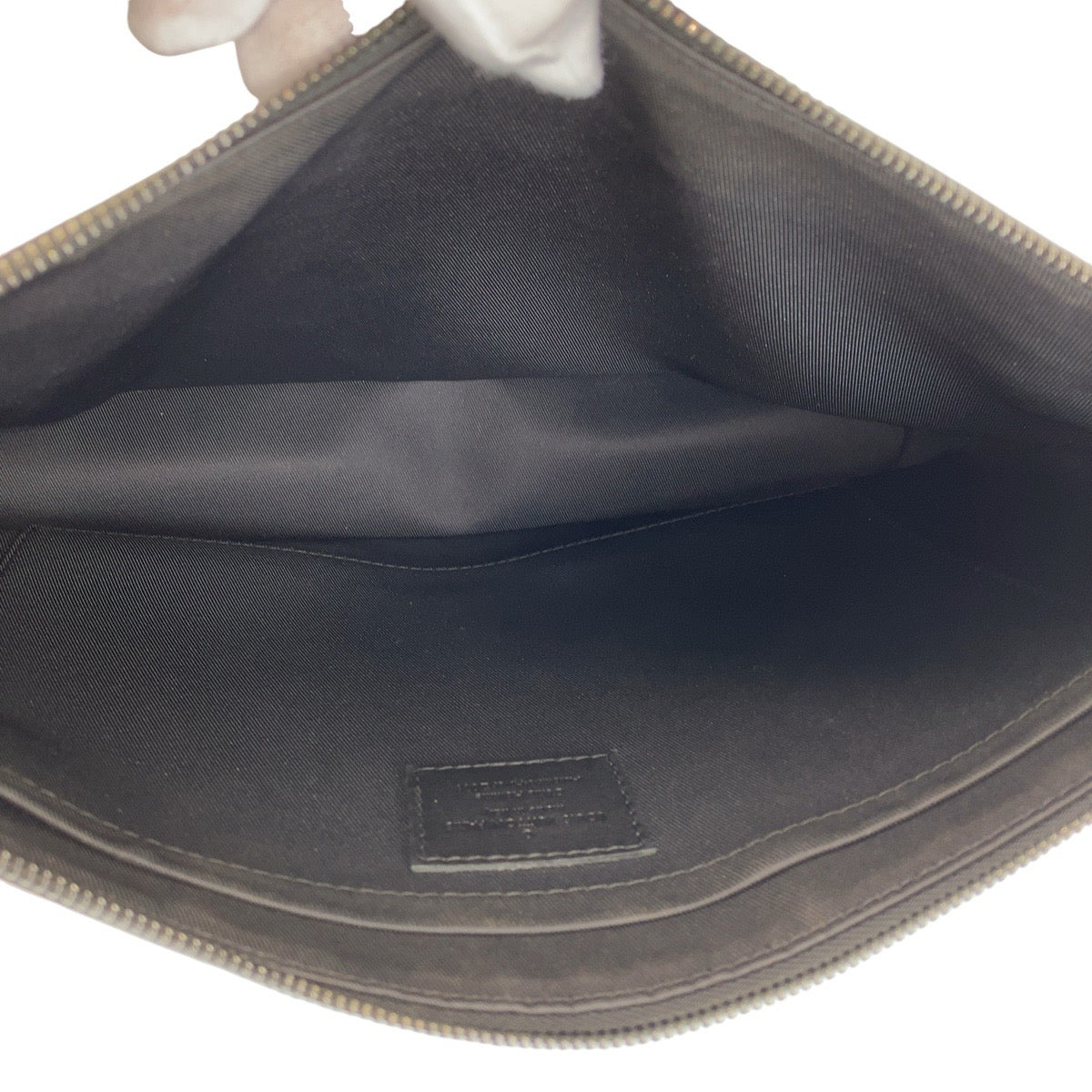 14189
LOUIS VUITTON ルイヴィトン モノグラム グレーズ ポシェット コスモス ブラウン PVC M63271 クラッチバッグ セカンドバッグ  メンズ