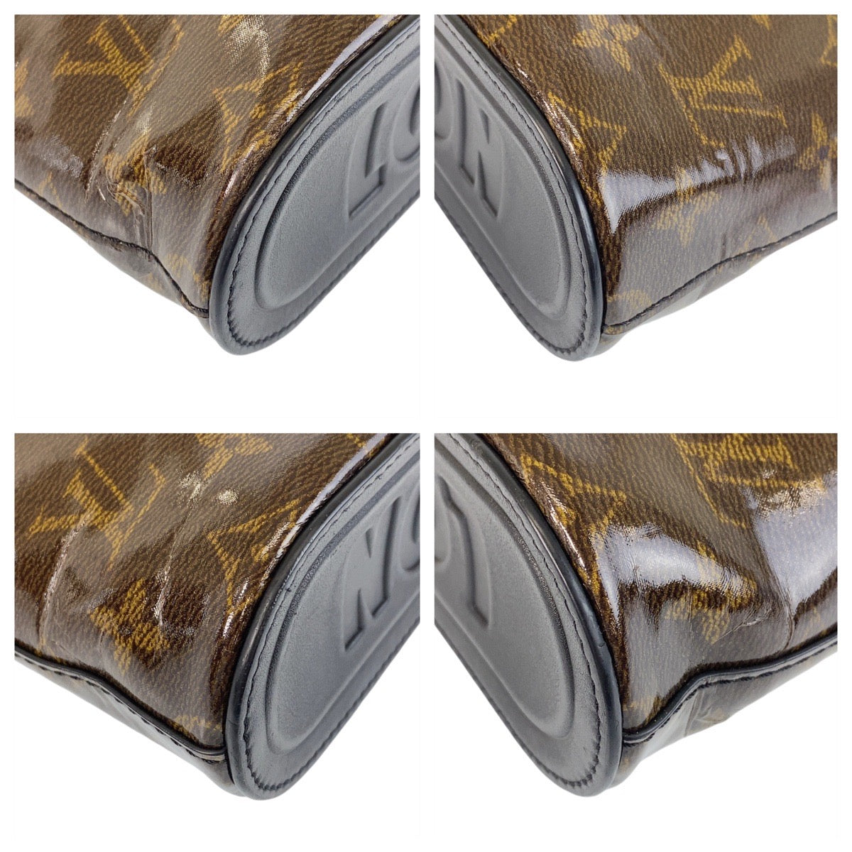14189
LOUIS VUITTON ルイヴィトン モノグラム グレーズ ポシェット コスモス ブラウン PVC M63271 クラッチバッグ セカンドバッグ  メンズ