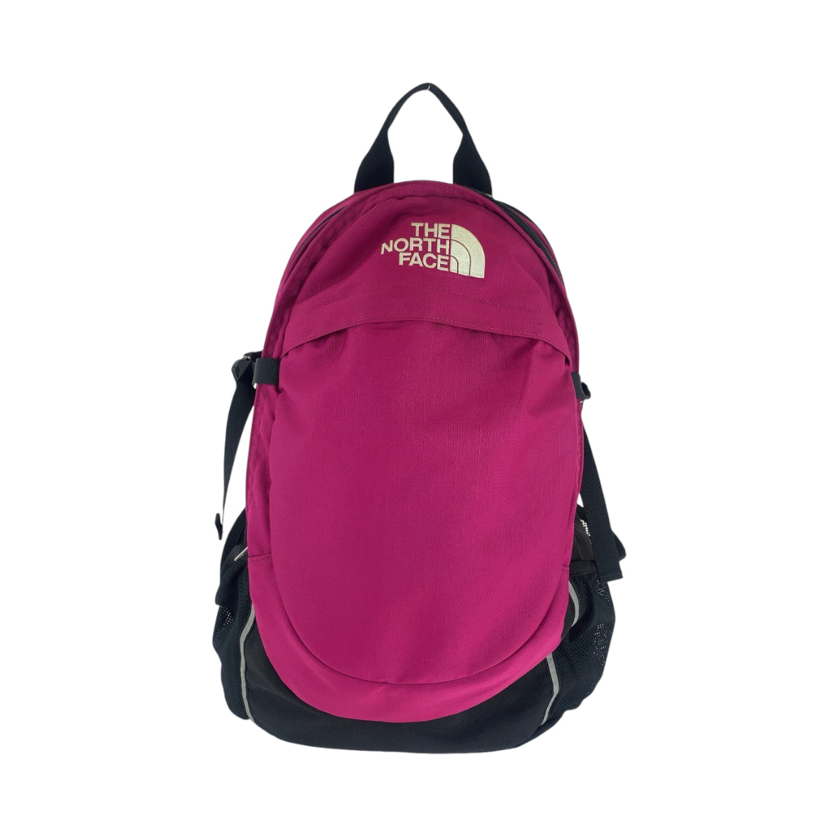 13754
THE NORTH FACE ザ ノースフェイス BORDER LINE 30L ロゴ ピンク ブラック シルバー金具 キャンバス リュックサック バックパック  レディース