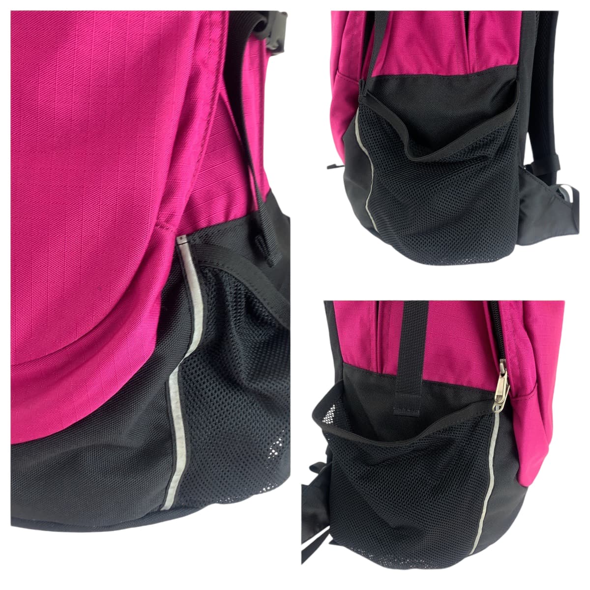 13754
THE NORTH FACE ザ ノースフェイス BORDER LINE 30L ロゴ ピンク ブラック シルバー金具 キャンバス リュックサック バックパック  レディース
