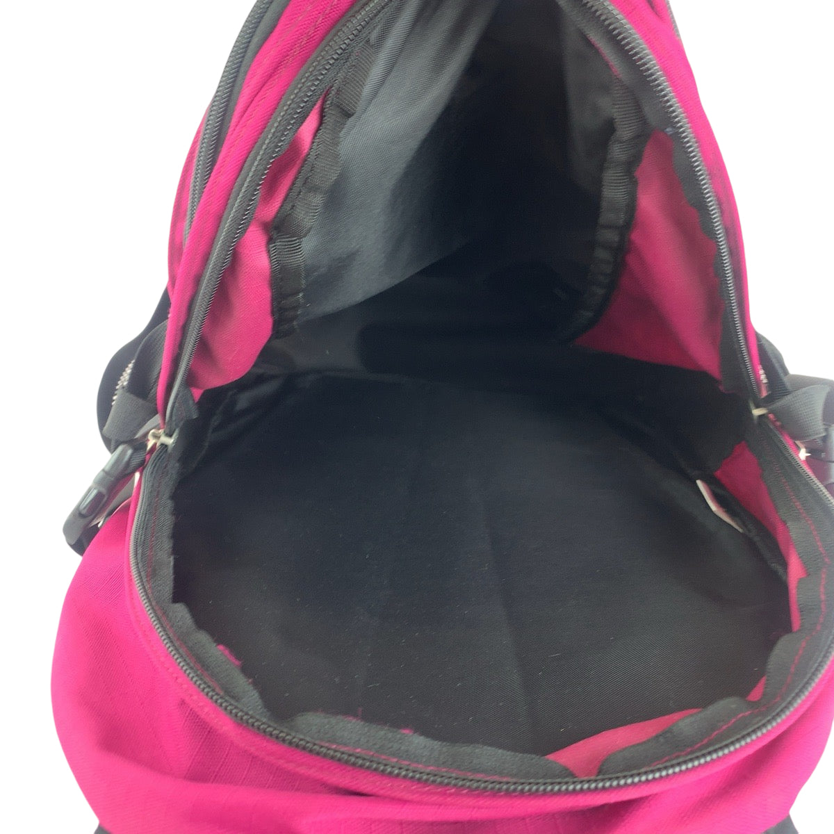 13754
THE NORTH FACE ザ ノースフェイス BORDER LINE 30L ロゴ ピンク ブラック シルバー金具 キャンバス リュックサック バックパック  レディース