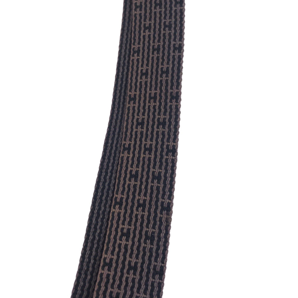 13757
HERMES エルメス エールライン バサスPM グレー シルバー金具 キャンバス 斜め掛け ショルダーバッグ メッセンジャーバッグ  レディース