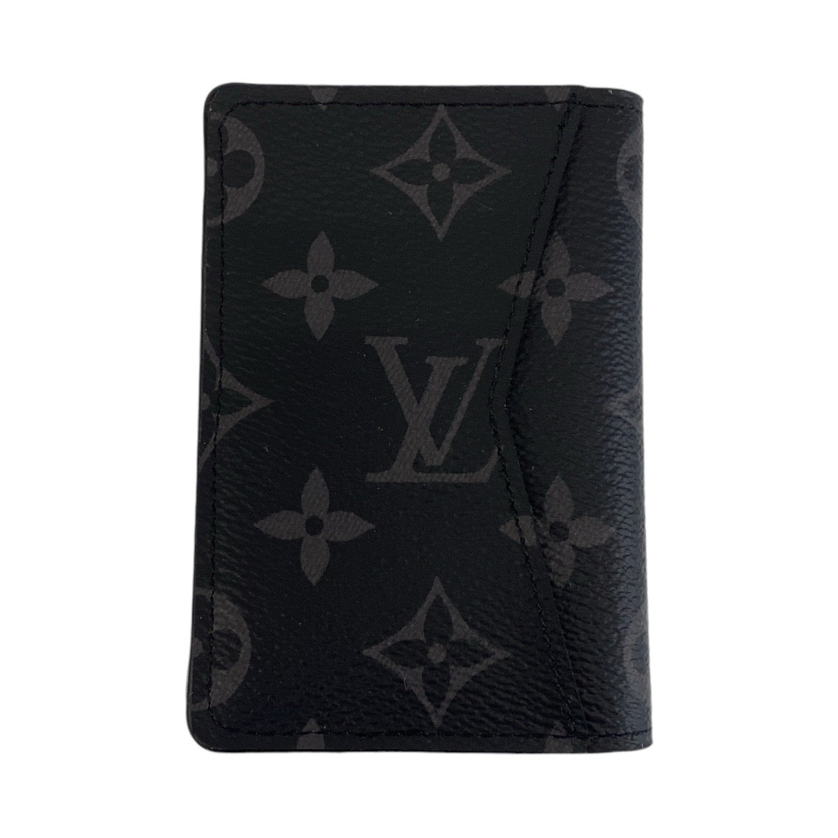 LOUIS VUITTON ルイヴィトン モノグラム エクリプス  オーガナイザー ドゥ ポッシュ ブラック 黒 PVC M61696 カードケース  メンズ