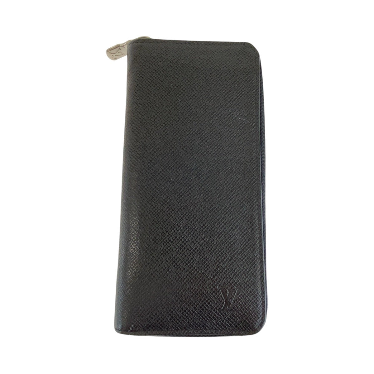 LOUIS VUITTON ルイヴィトン タイガ ジッピーウォレット ヴェルティカル ノワール ブラック 黒 シルバー金具 レザー M30503 長財布 ロングウォレット  メンズ