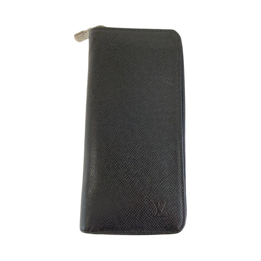 LOUIS VUITTON ルイヴィトン タイガ ジッピーウォレット ヴェルティカル ノワール ブラック 黒 シルバー金具 レザー M30503 長財布 ロングウォレット  メンズ