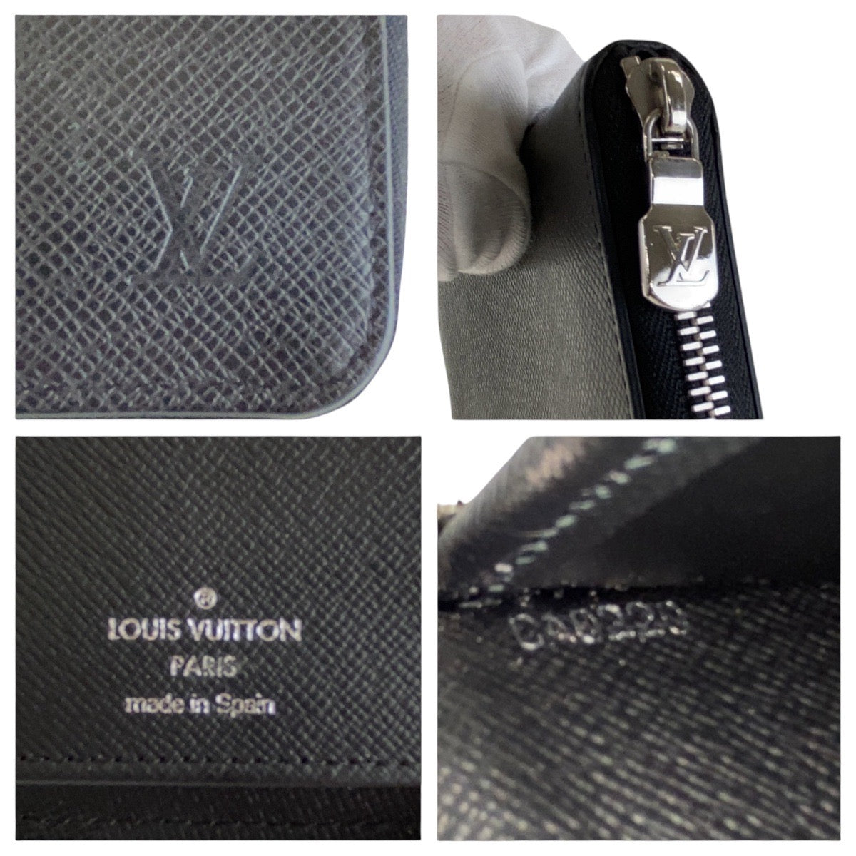 LOUIS VUITTON ルイヴィトン タイガ ジッピーウォレット ヴェルティカル ノワール ブラック 黒 シルバー金具 レザー M30503 長財布 ロングウォレット  メンズ