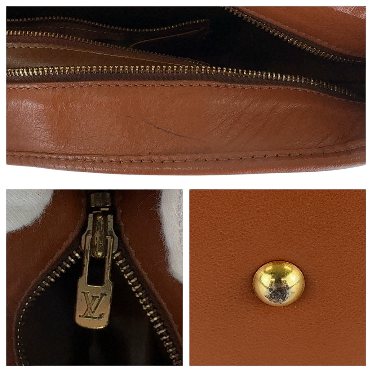 13764
LOUIS VUITTON ルイヴィトン モノグラム ウィークエンド GM ブラウン ゴールド金具 PVC / レザー M42420 トートバッグ ショルダーバッグ 男女兼用  レディース