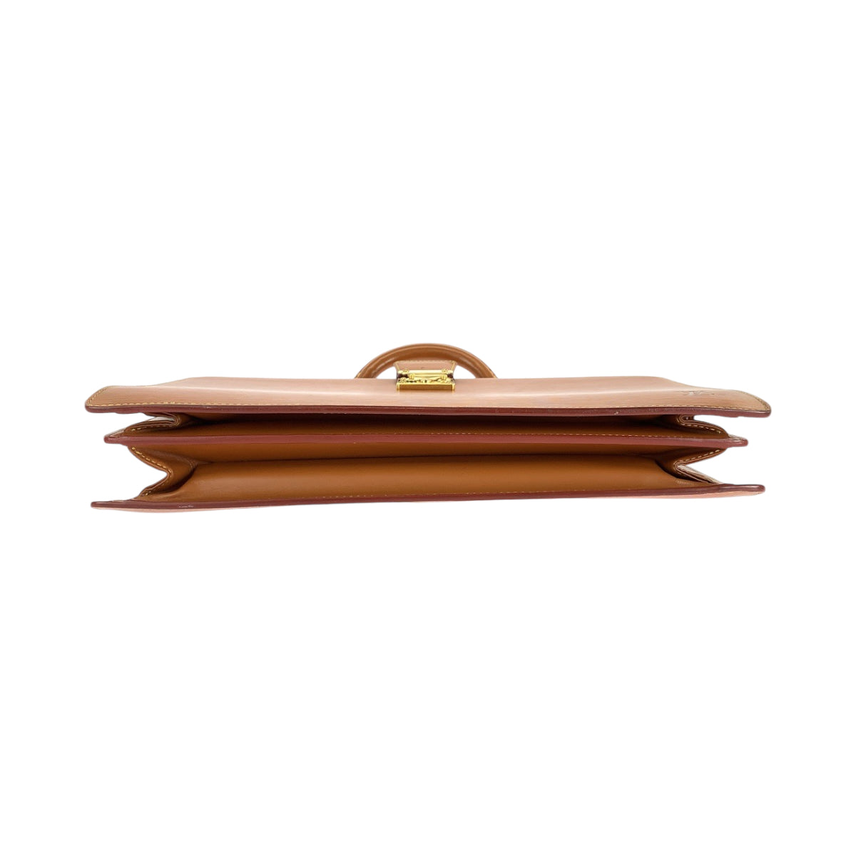 13768
LOUIS VUITTON ルイヴィトン エピ セルビエット フェルモワール ブラウン ゴールド金具 エピレザー M54358 ビジネスバッグ ハンドバッグ  メンズ