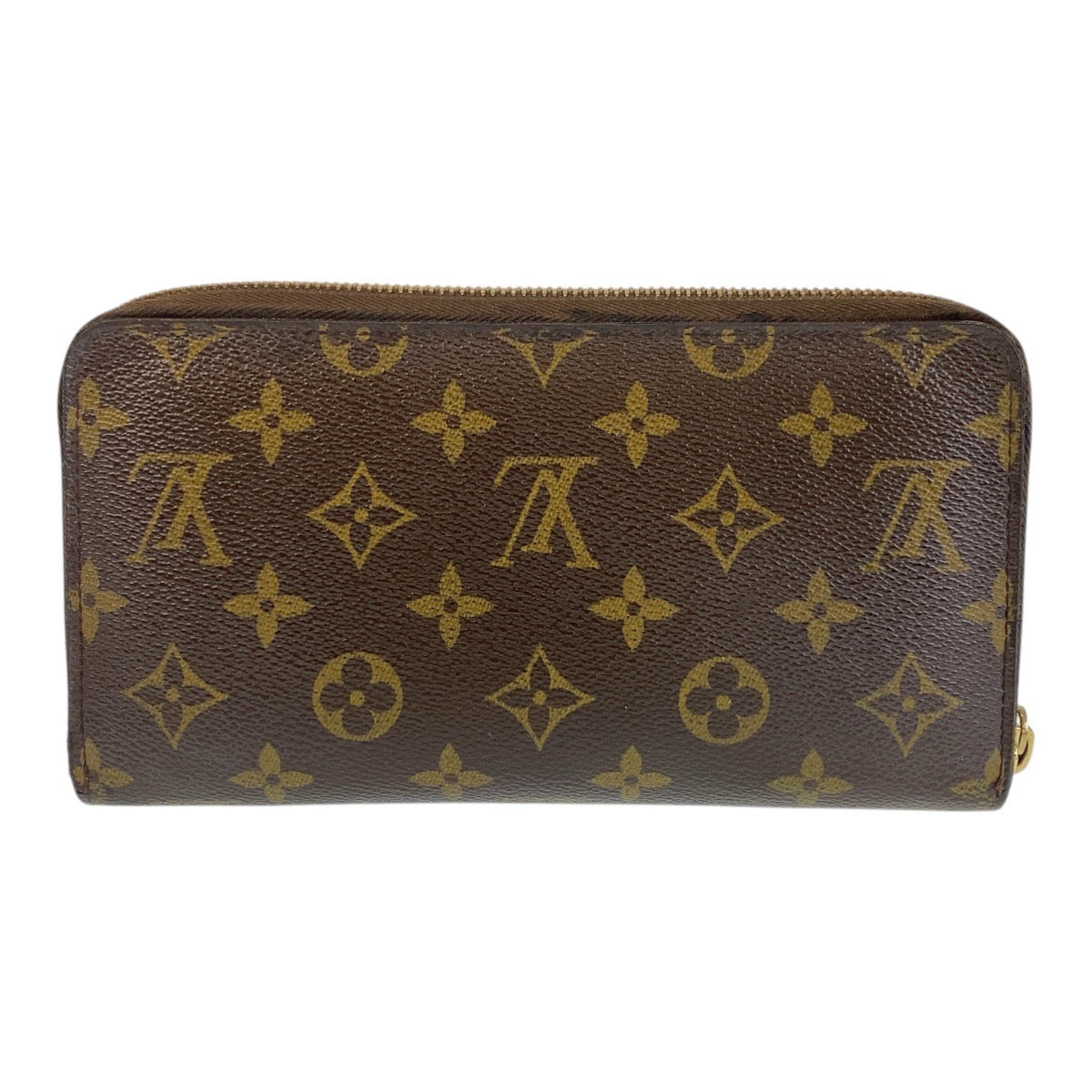 14194
LOUIS VUITTON ルイヴィトン モノグラム ジッピー オーガナイザー ブラウン ゴールド金具 PVC M60002 長財布 ロングウォレット  メンズ