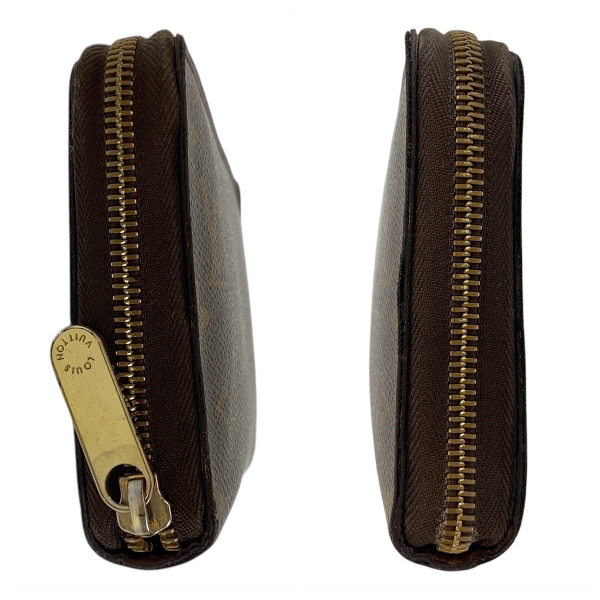 14194
LOUIS VUITTON ルイヴィトン モノグラム ジッピー オーガナイザー ブラウン ゴールド金具 PVC M60002 長財布 ロングウォレット  メンズ