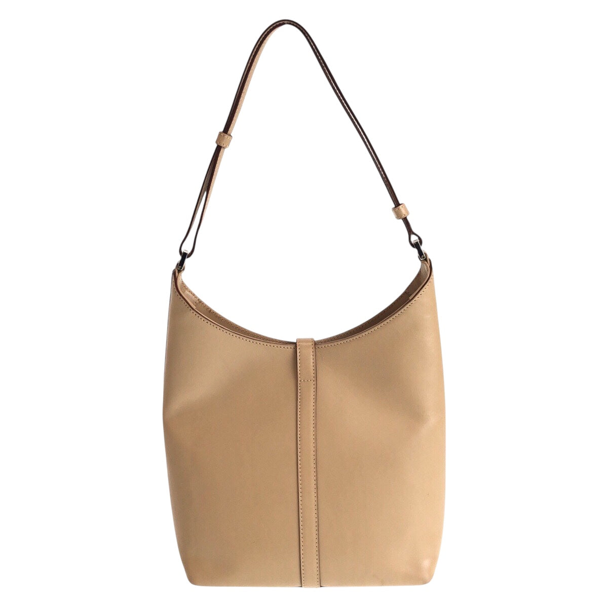 14196
GUCCI グッチ ジャッキーライン ベージュ シルバー金具 レザー 001 3875 ショルダーバッグ ホーボー  レディース